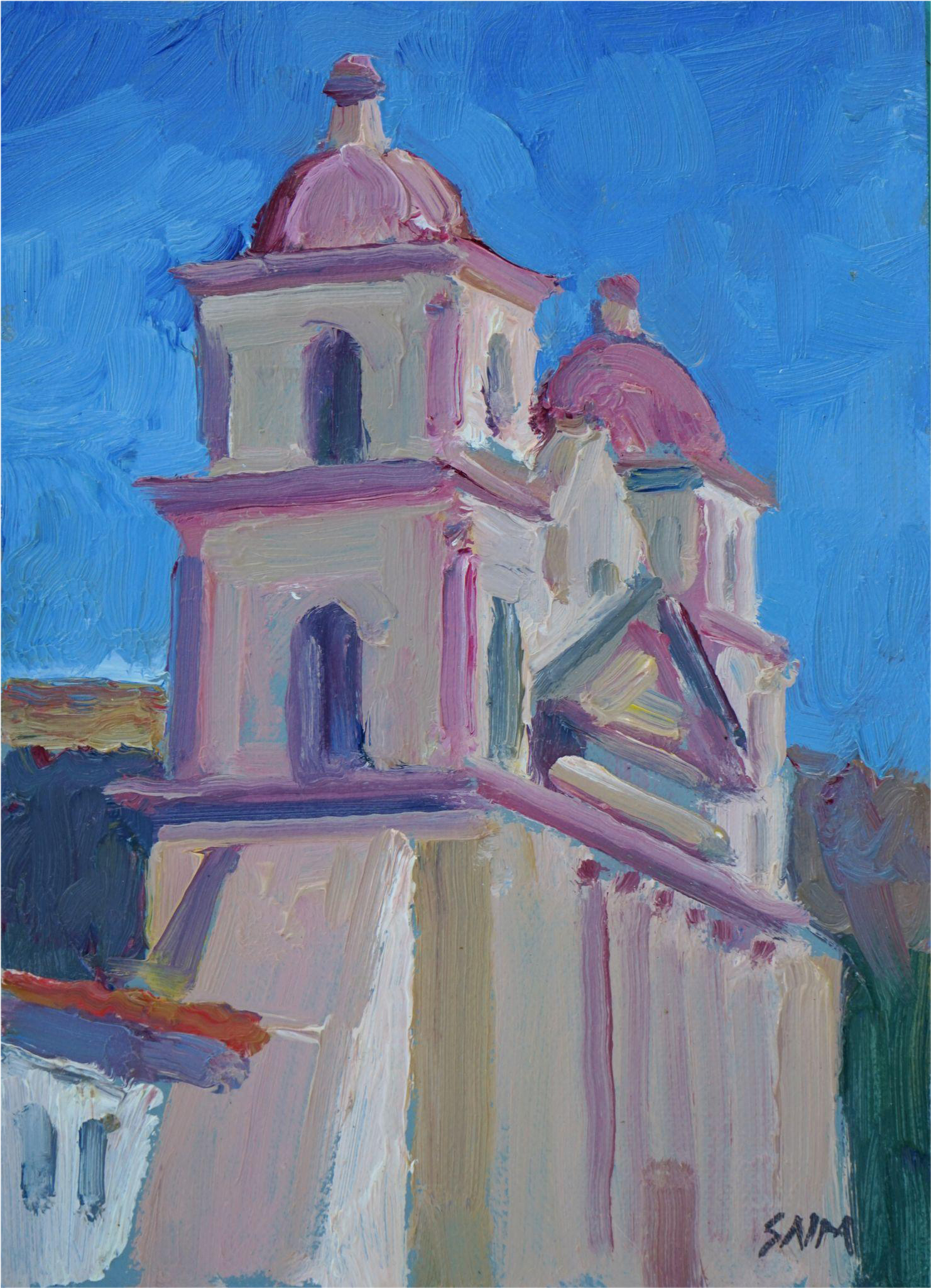 "tucson Church" By Lpapa Founder Saim Caglayan - Laguna Plein Air Painters Association (2048x2048), Png Download