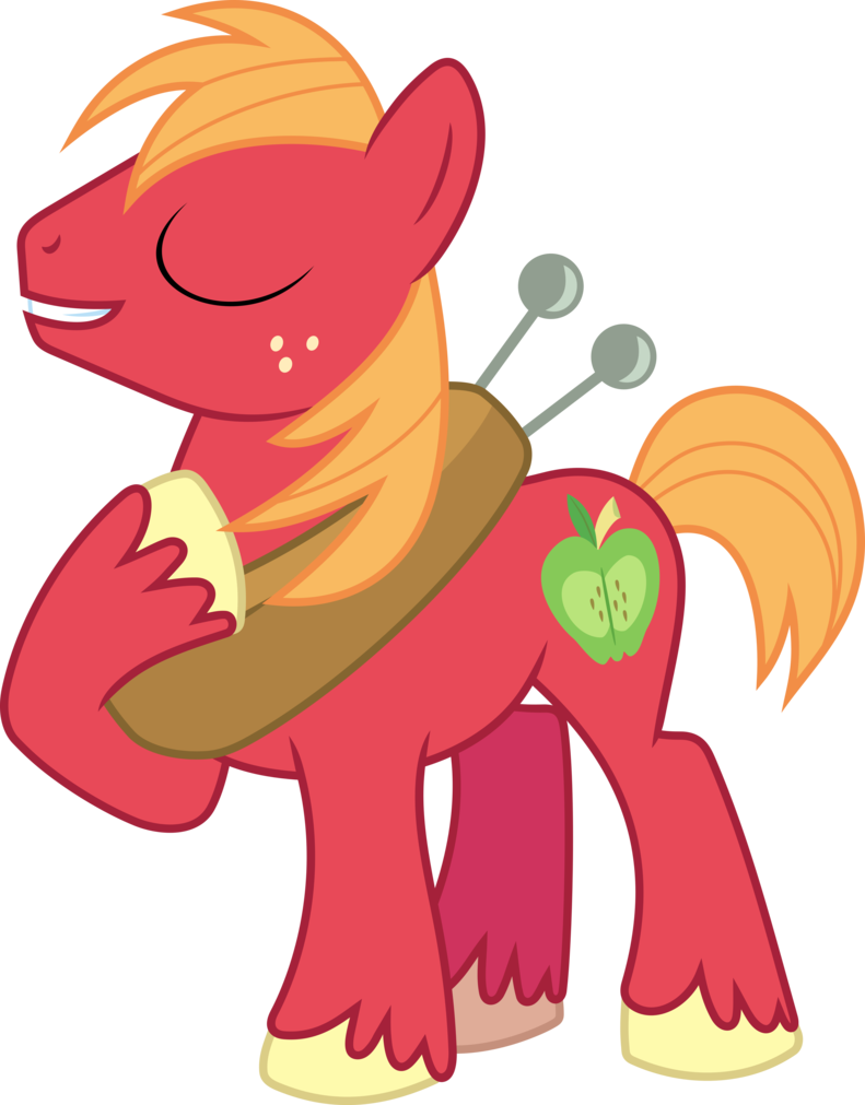 Big Macintosh Singing By Floppychiptunes On Deviantart - My Little Pony Big Macintosh (791x1011), Png Download