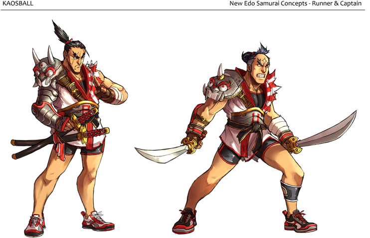 Kaosball-samurai - Kaos Ball: Edo Samurai Expansion (750x500), Png Download