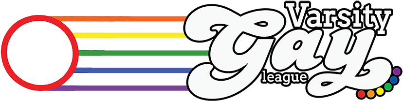 Varsity Gay League Kickball - Varsity Gay League Logo (900x310), Png Download