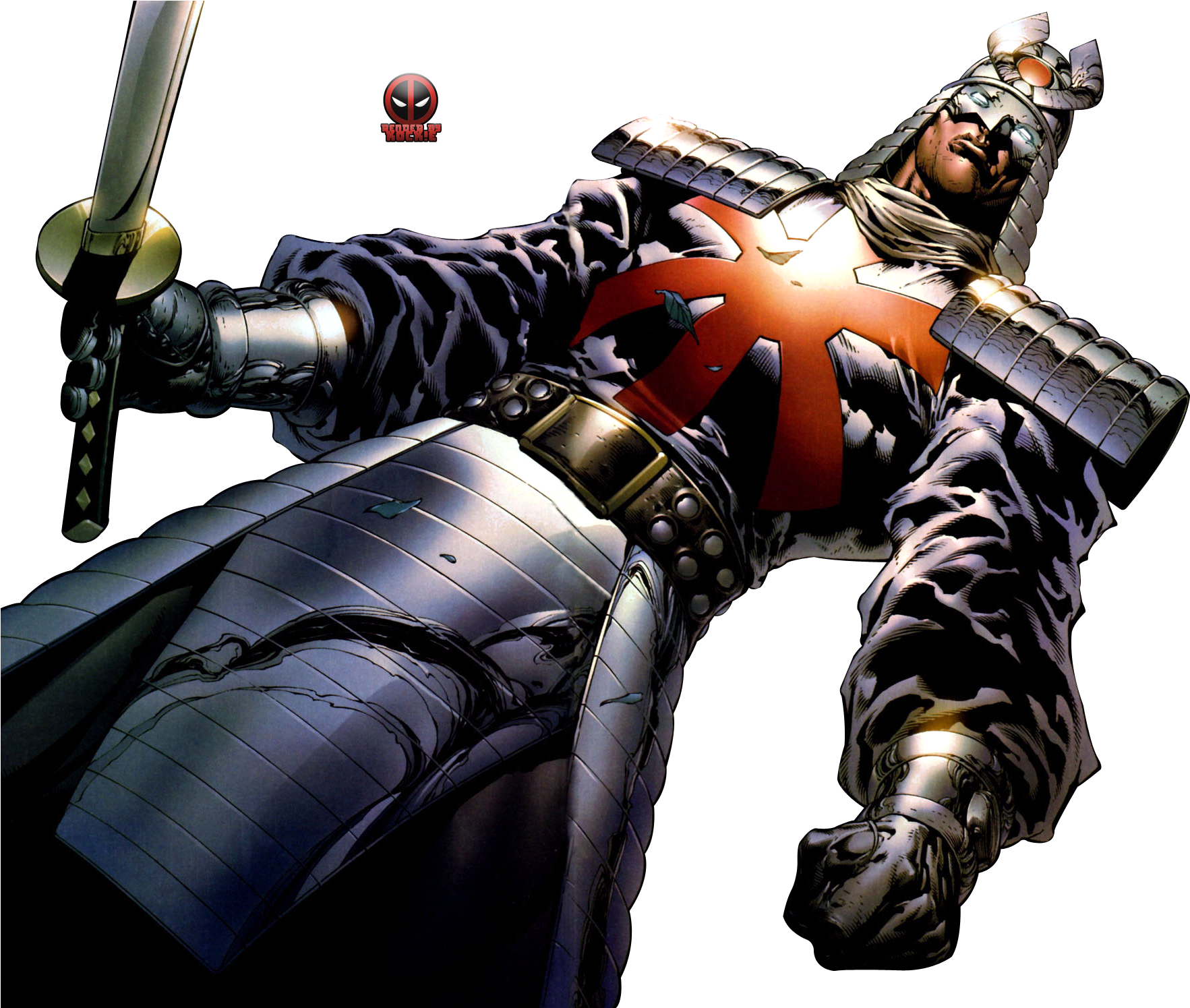 Silver Samurai (1800x1494), Png Download