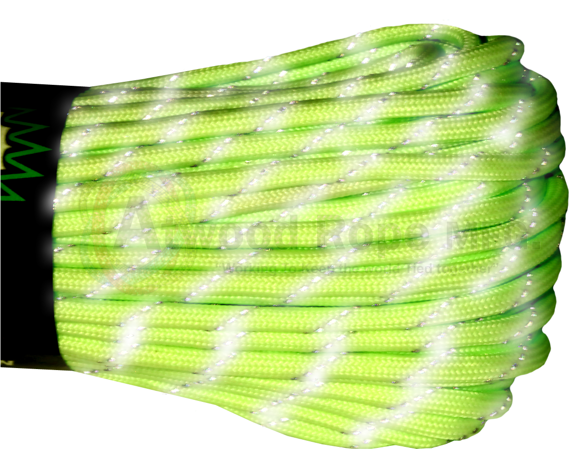 Uber Glow Reflective Paracord - Parachute Cord (1200x1200), Png Download