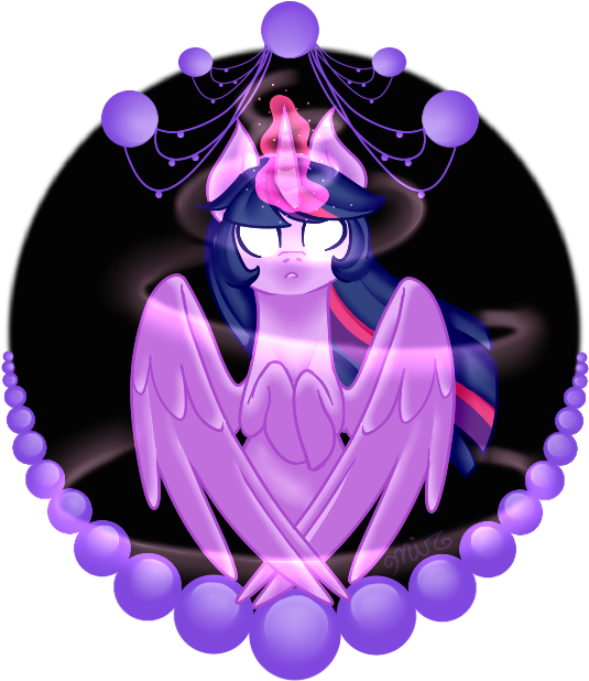 Lady-cold, Female, Glowing Eyes, Glowing Horn, Mare, - Comics (614x652), Png Download