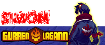 Meu Favorito Do Gurren Lagann É O Simon - Gurren Lagann (400x400), Png Download