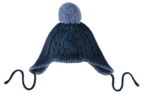 Baby Boys' Winter Hat, Navy - Knit Cap (500x500), Png Download