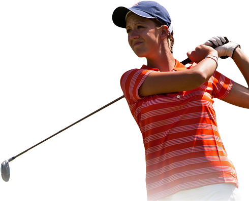 Female Golfer Png Transparent - Women Golf Png (574x430), Png Download