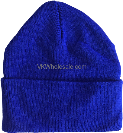 Blue Winter Hat Whole Hats Beanies - Beanie (500x500), Png Download