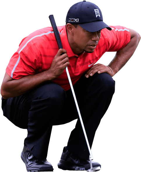 Tiger Woods No Background (499x623), Png Download