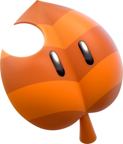 Super Leaf - Super Mario Cat Bell (409x479), Png Download