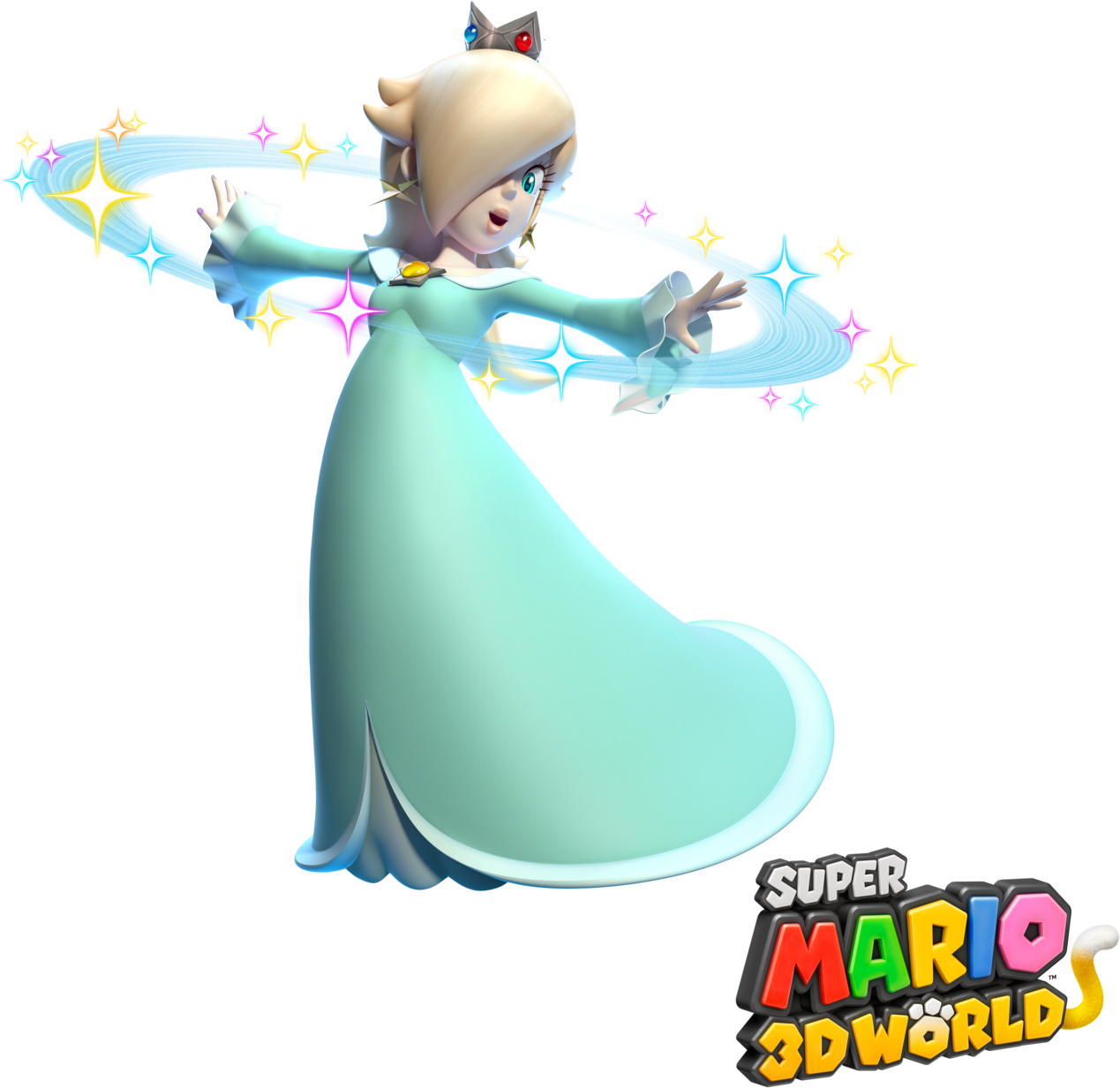 Super Rosalina The Adventure Update - Super Mario 3d World Rosalina Png (1280x1240), Png Download