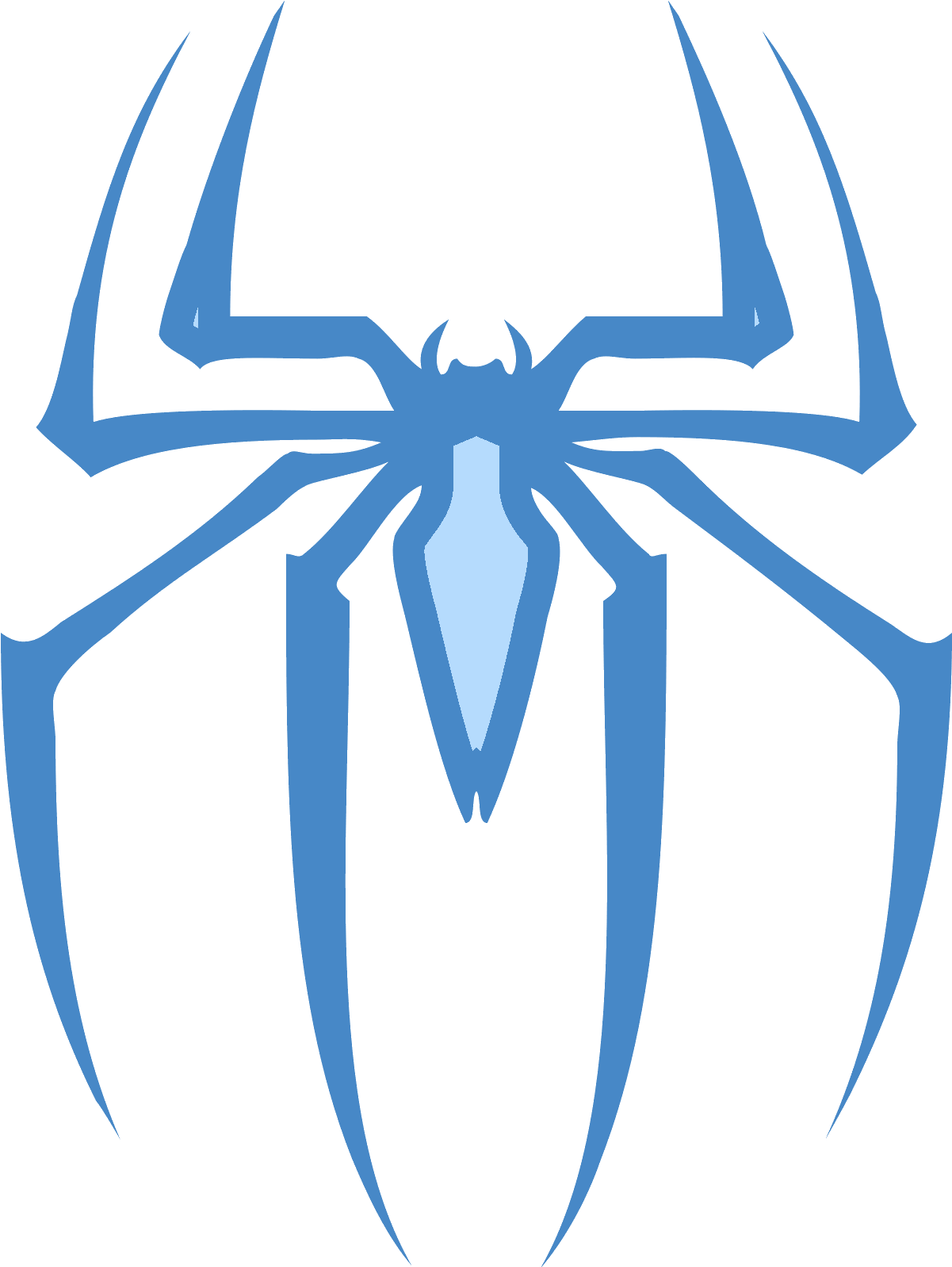 Spider-man New Icon - Spider Man Symbol (1600x1600), Png Download