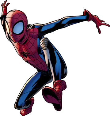 Miles Morales From Ultimate Comics Spider Man Vol - Miles Morales First Suit (359x379), Png Download