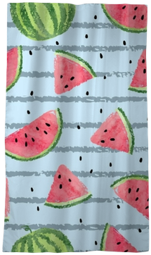 Seamless Watermelon Pattern - Blackout (400x400), Png Download