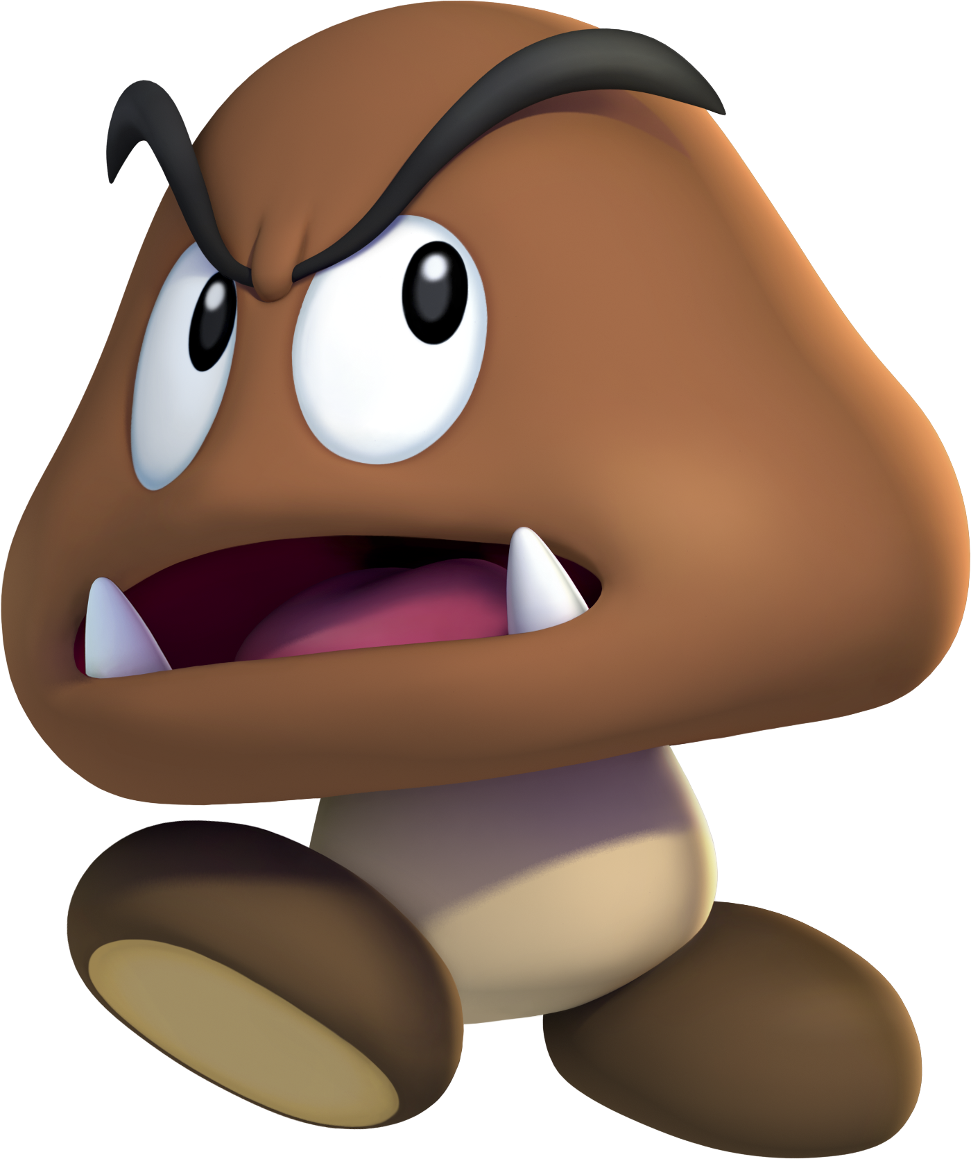Goomba - Mario Enemies (1400x1670), Png Download