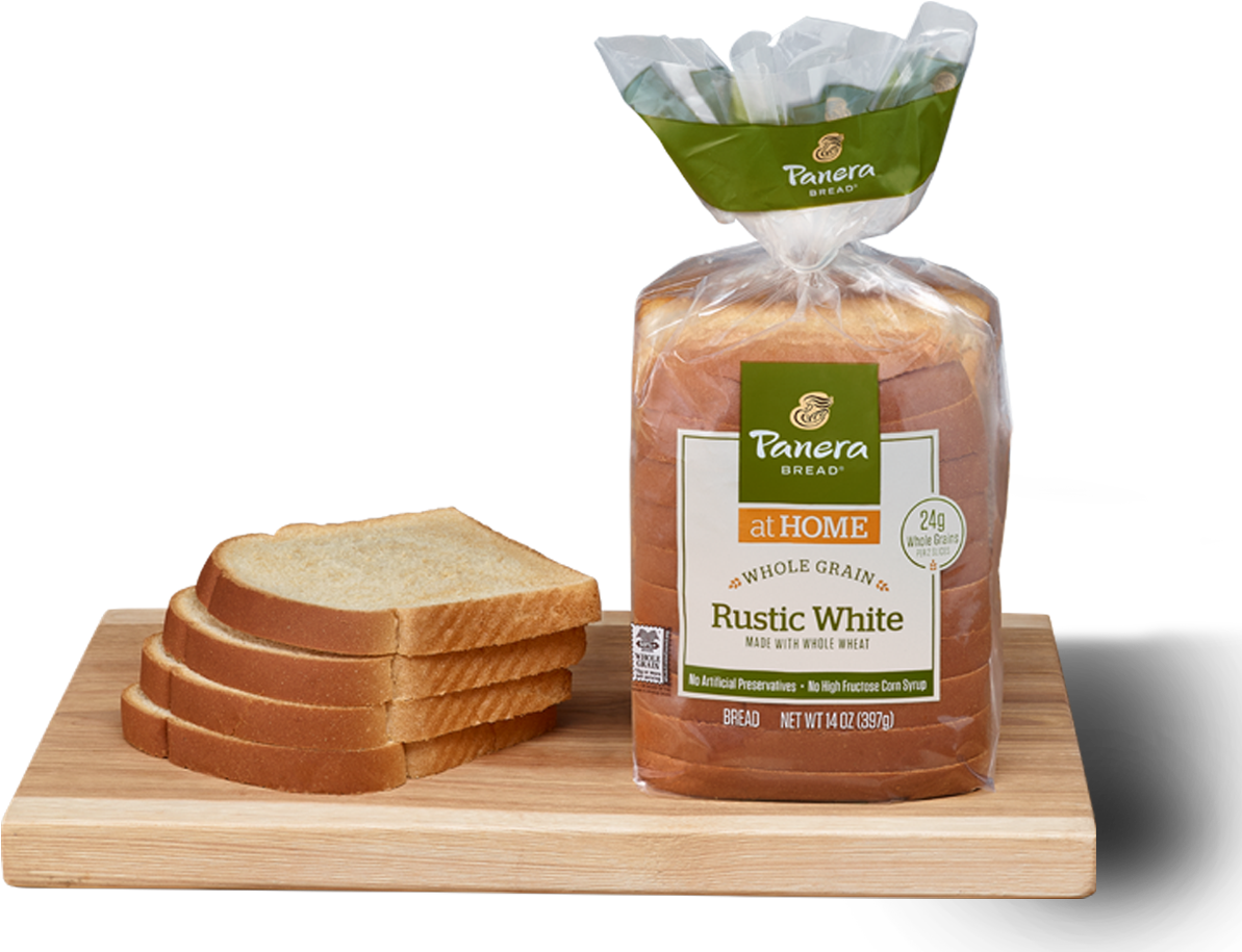 Whole Grain Rustic White Sliced Bread - Panera Bread Whole Grain Home (1280x993), Png Download