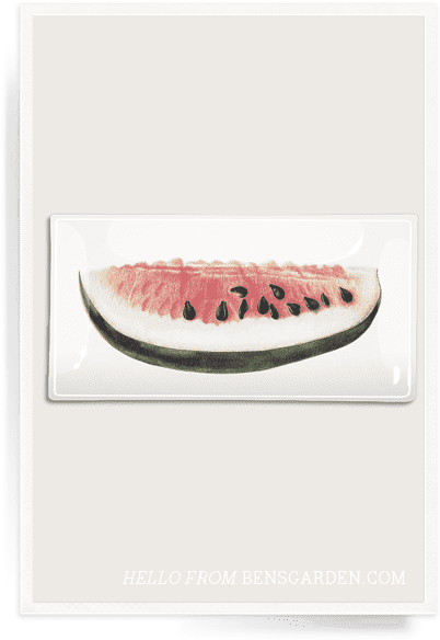 Bens Garden - Watermelon (420x600), Png Download