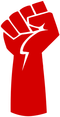 Power Transparent Fist - Power Transparent (276x500), Png Download