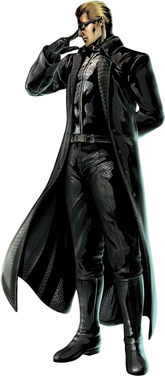 No Caption Provided - Marvel Vs Capcom 3 Wesker (569x1330), Png Download