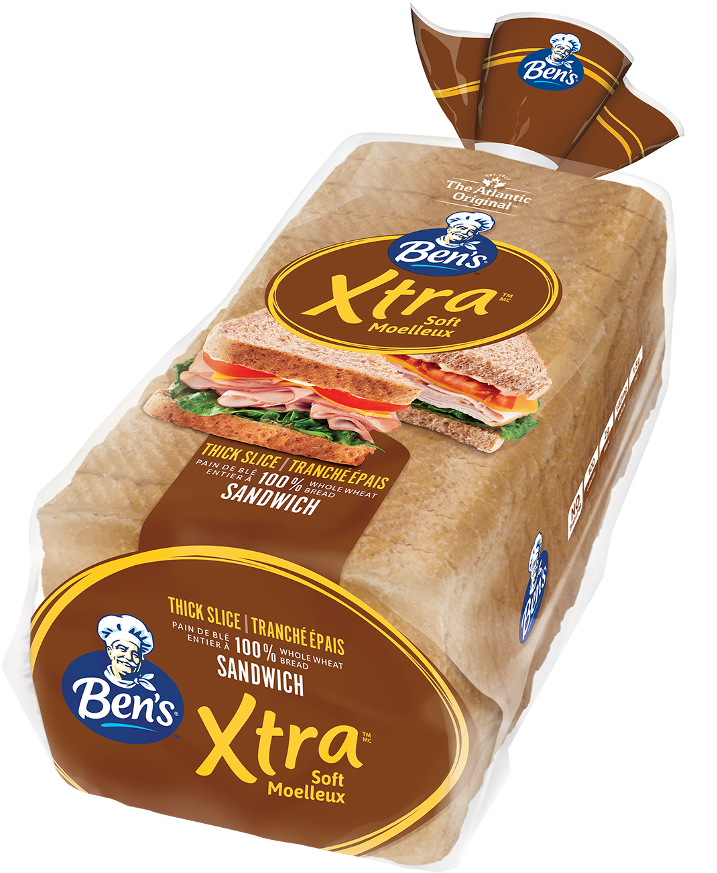 Ben's® Xtra Sandwich Wheat Thick Bread - Long Thick Wheat Bread (862x1005), Png Download
