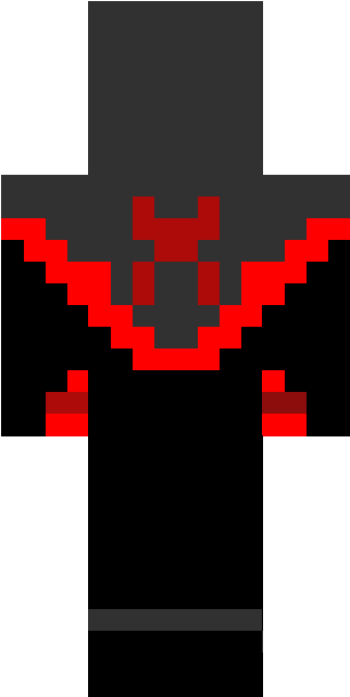 Underfell Grillby Skin Minecraft (321x651), Png Download