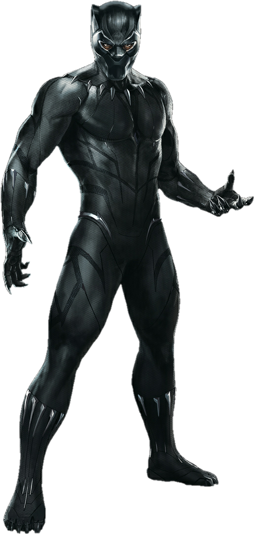 Panther Habit - Black Panther Infinity War Suit (627x1280), Png Download