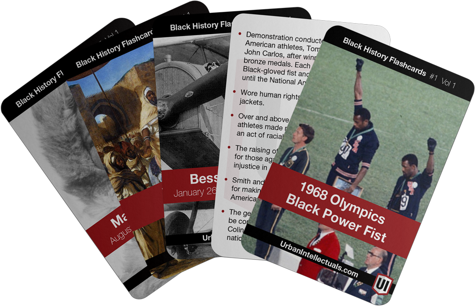 Volume - Urban Intellectuals Black History Cards (800x526), Png Download