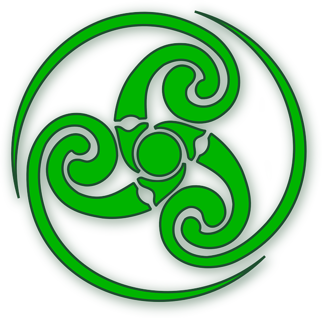 Celtic, Symbol, Pattern, Swirl, Green - Cafepress ! Iphone 7 Plus Tough Case (640x633), Png Download