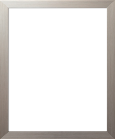 Picture Of Brushed Silver Portrait - Portrait (375x450), Png Download