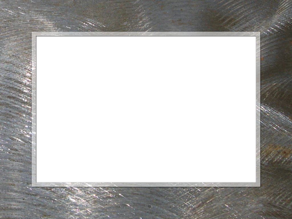 Rectangle - Transparent Background Silver Frame (1024x768), Png Download