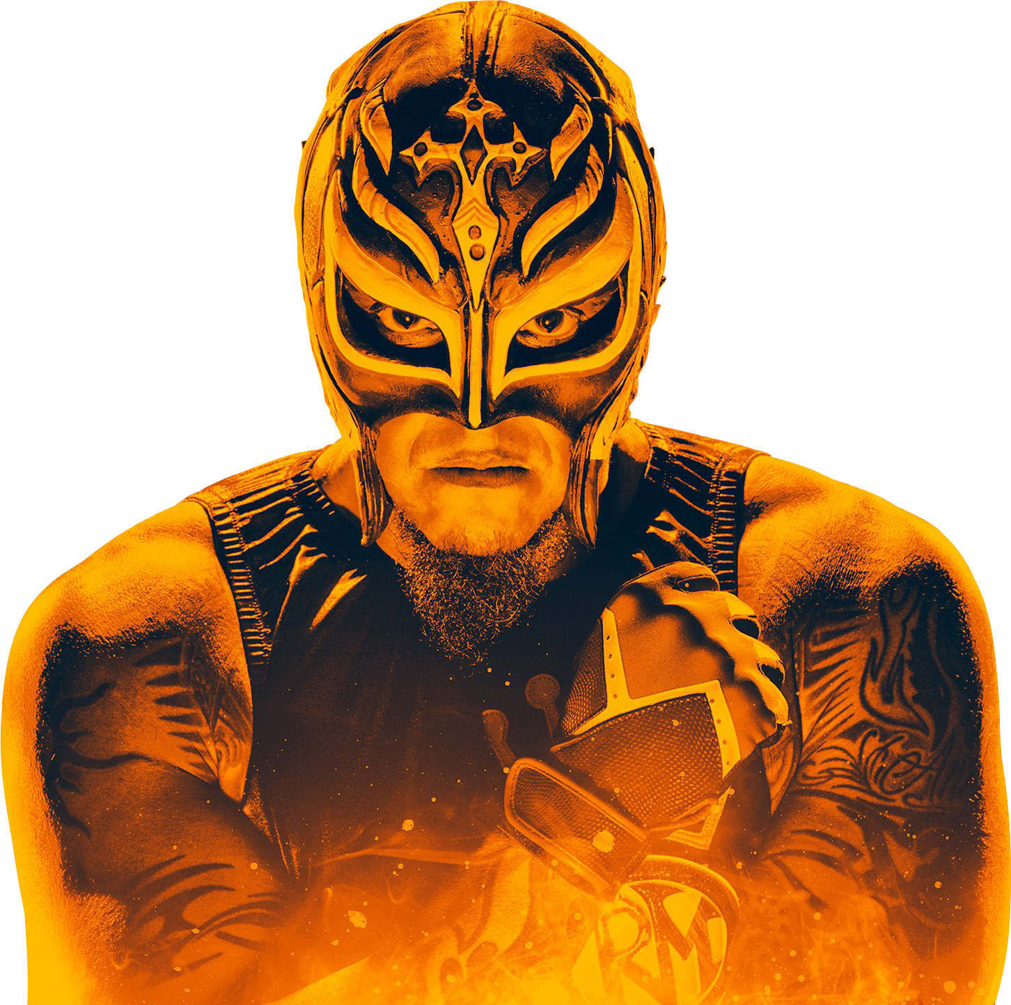 Rey Mysterio Renders By Hsn Desinger - Lucha Underground (1452x1443), Png Download
