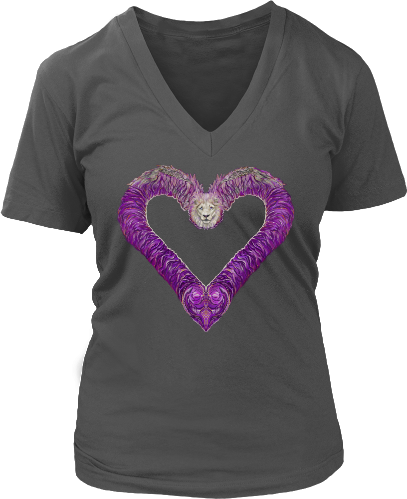 T Shirt 'lion Heart' Design - Shirt (1000x1000), Png Download