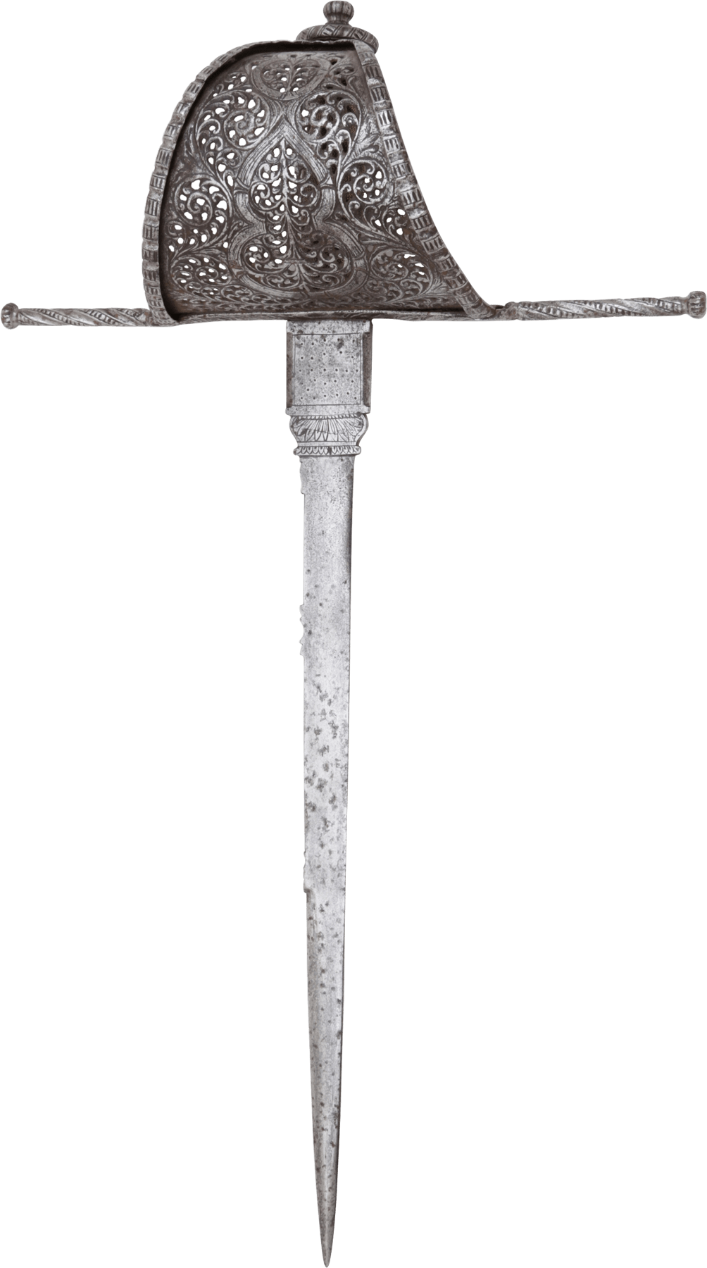 Fine North Italian Left Hand Dagger Main Gauche C - Dagger (1004x1800), Png Download