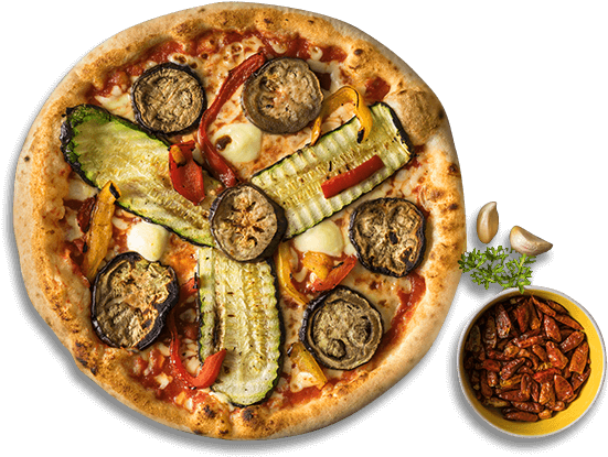 Margherita Srl - California-style Pizza (557x425), Png Download