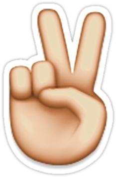 Peace Emoji Peace Sign Emoji Transparent - Emojis Amor Y Paz (375x360), Png Download