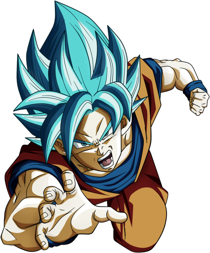 Goku Ssj Blue- Universe Survival By Koku78 - Goku Ssj Blue Universe Survival (894x894), Png Download