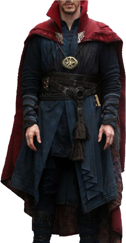 Photo - Doctor Strange Movie Version Cosplay Costume Custom (530x942), Png Download