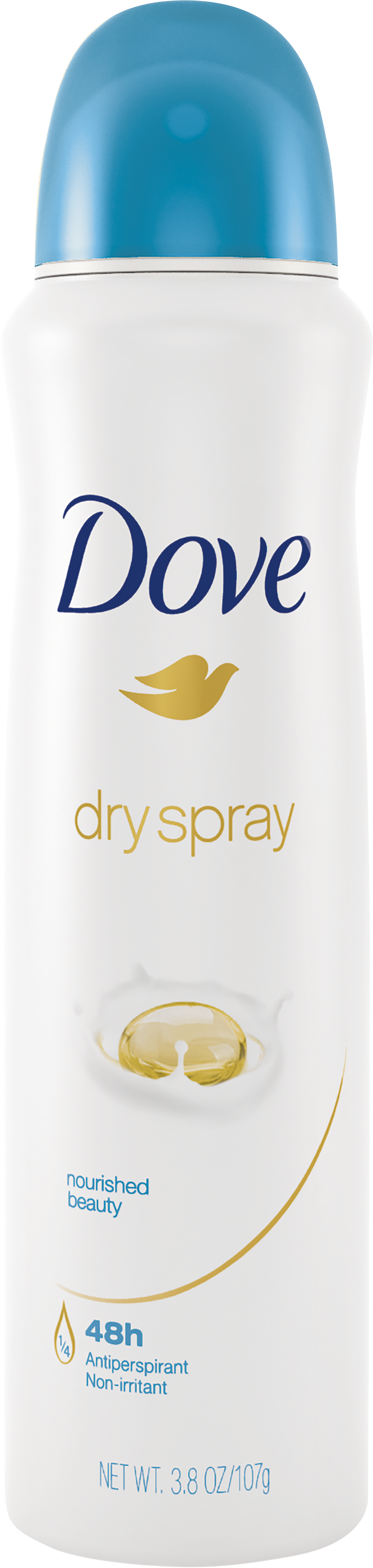 Dove Nourished Beauty Dry Spray Antiperspirant - Blue Dove Spray (460x460), Png Download