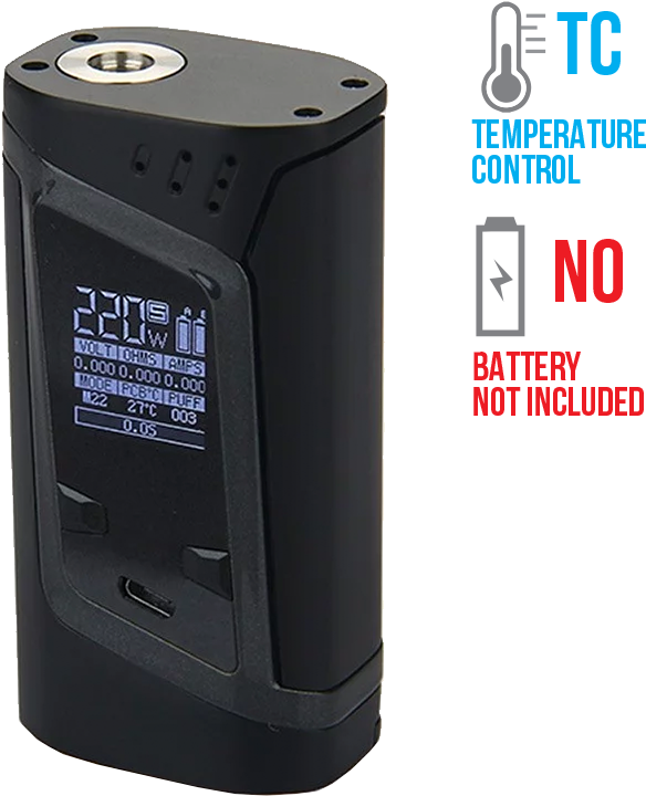 Smok Alien Mod 220w - Voopoo Drag 157w Batteries (800x800), Png Download