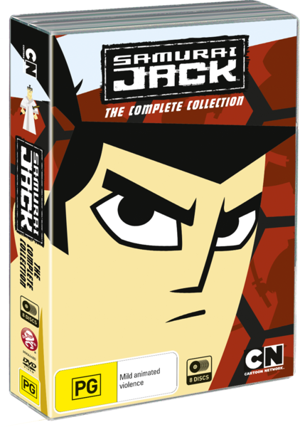 Dvd Review - Samurai Jack - The Complete Collection (dvd) (422x600), Png Download