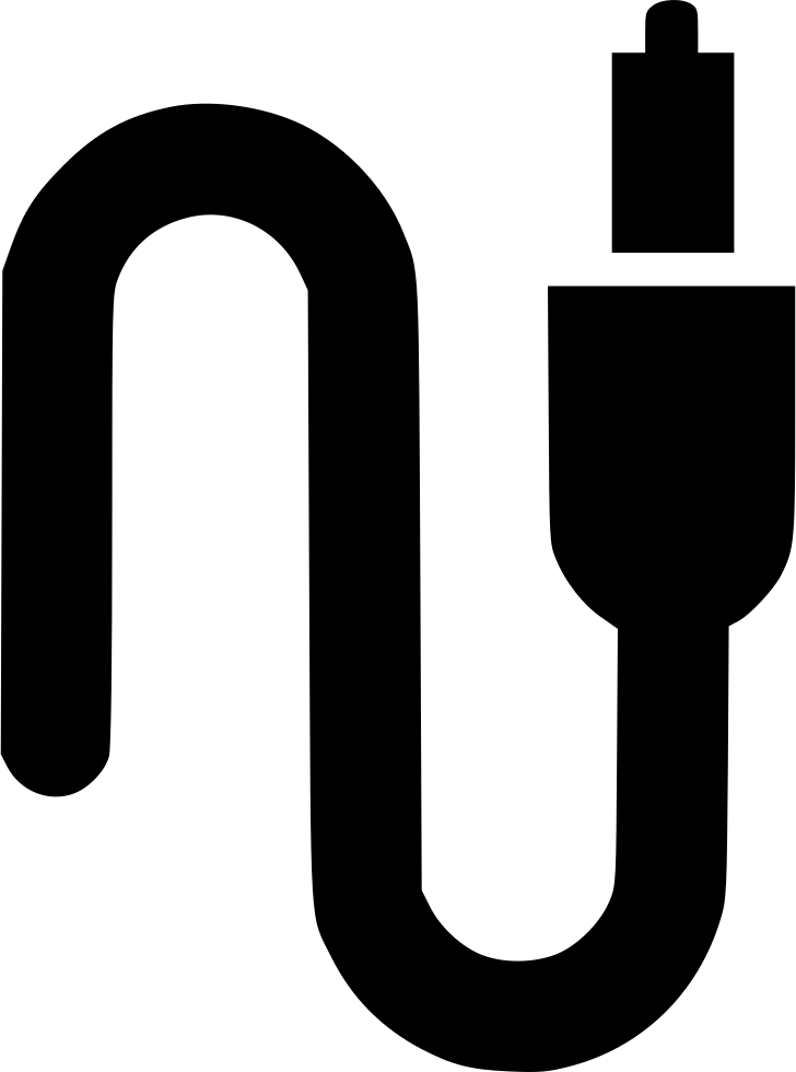 Cable Jack Plug Svg Png Icon Free - Clip Art (728x980), Png Download
