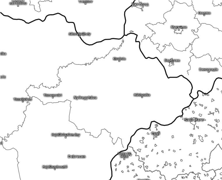 Model Charts For Szabolcs Szatmár Bereg - Map (760x760), Png Download