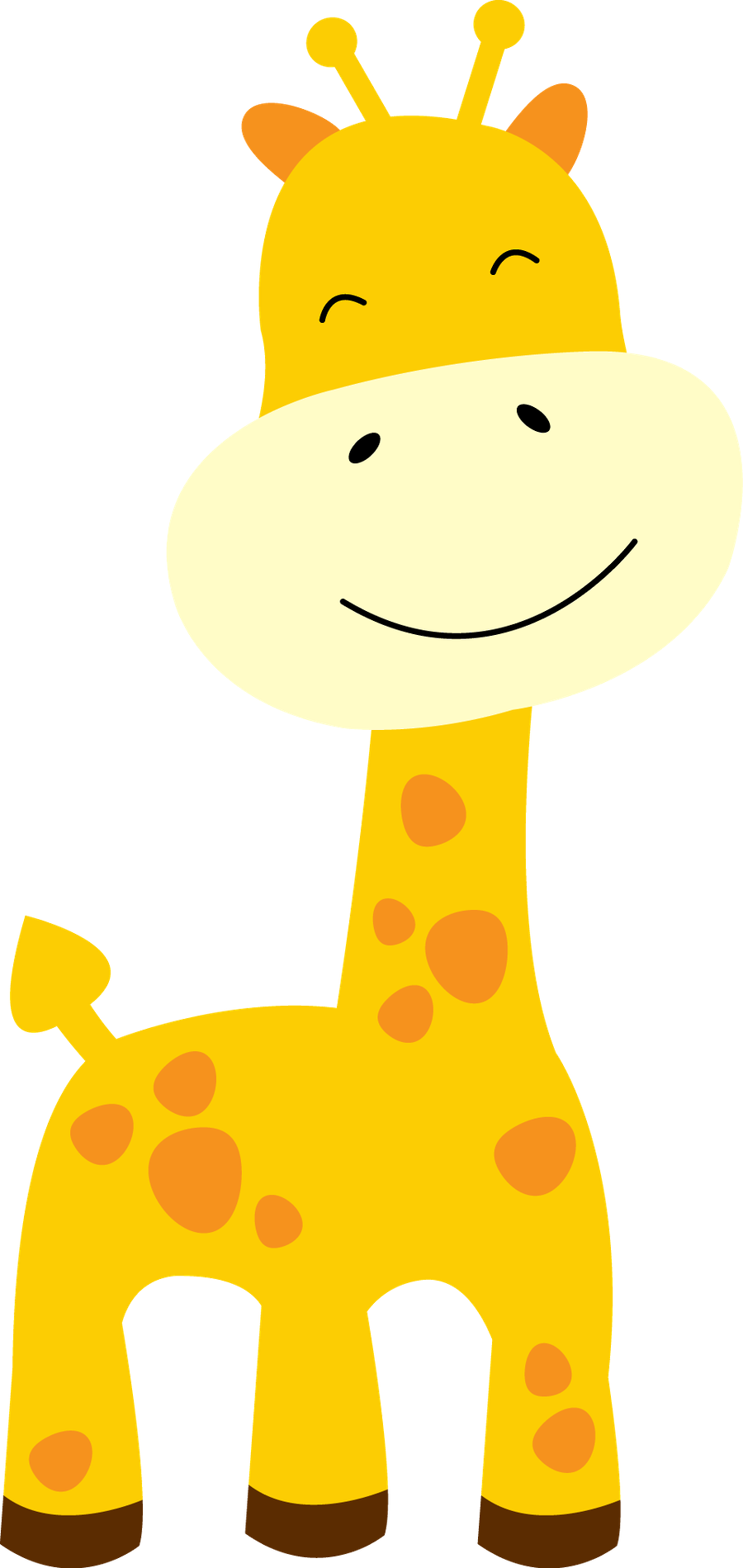 Baby Giraffes Clip Art Girafa Baby Desenho Full Size Png Download Seekpng