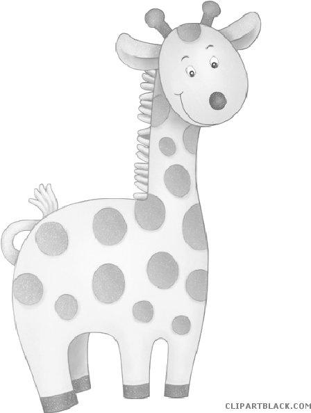 Baby Giraffe Clipart - Giraffe Clipart Png (600x600), Png Download