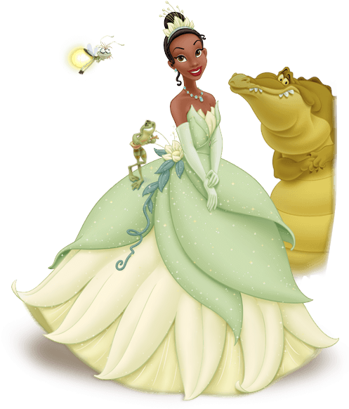 Tianauk - Princess And The Frog (496x589), Png Download