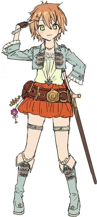 Tiana - Tiana Atelier Firis (312x700), Png Download