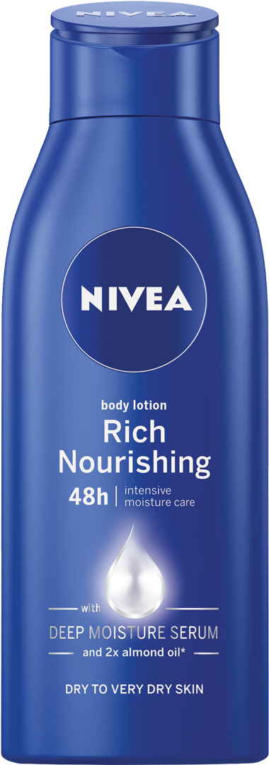 Nivea Body Lotion (1010x1180), Png Download