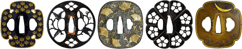 Seiyudo Japanese Samurai Sword For Sale Bushido Katana - Antique Japanese Samurai Sword Tsuba Katana Edo Period (980x202), Png Download