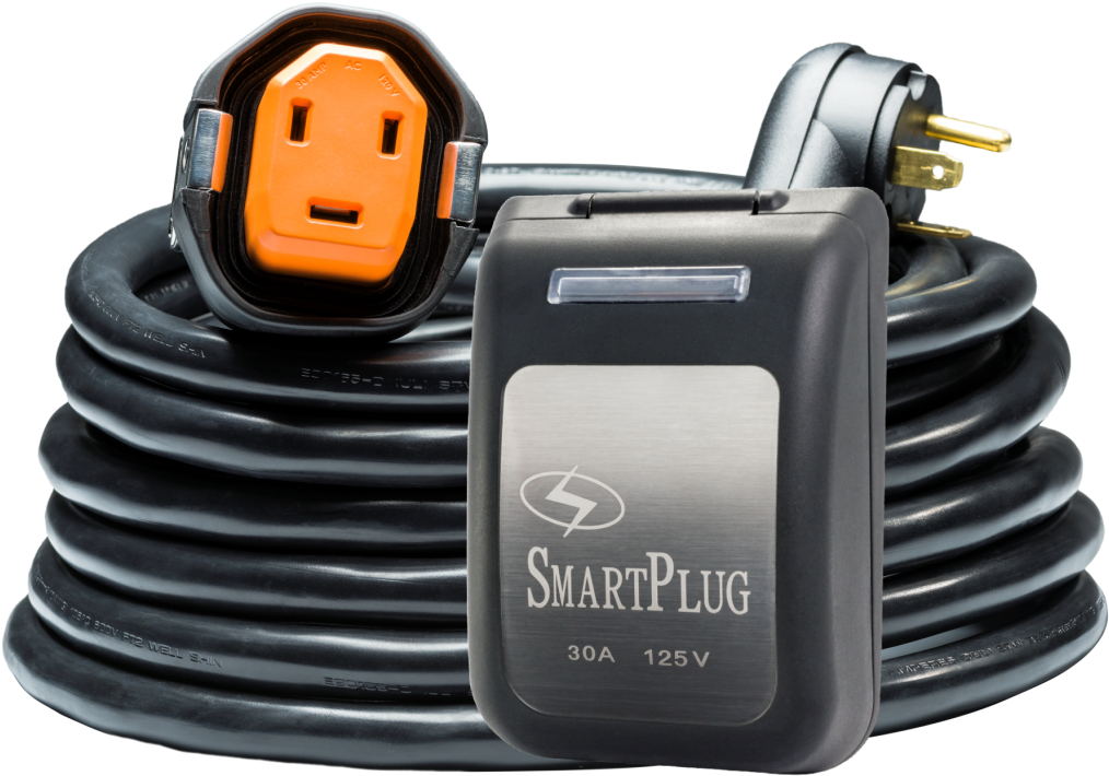 30 Amp Rv Kit 30′ Dual Config Black Cordset / & Non-metallic - Gadget (1024x717), Png Download