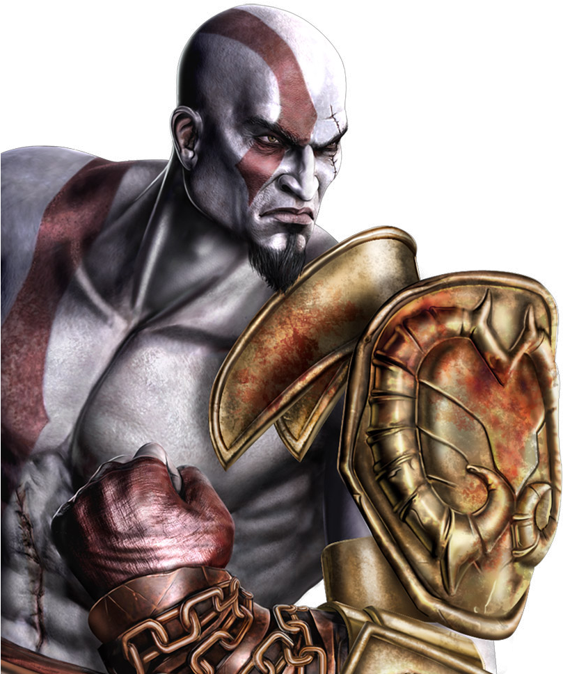 Go Up - Fatality Mortal Kombat 9 Ps3 Kratos (840x1120), Png Download