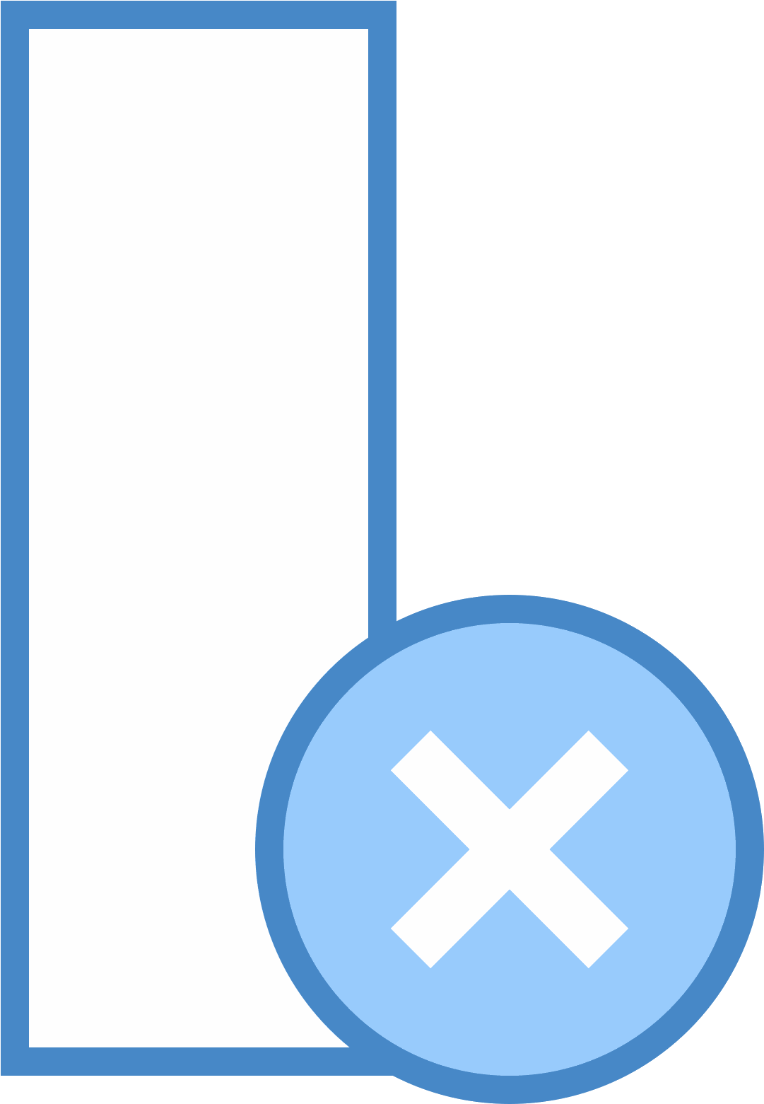 Delete Column Icon - Column (1600x1600), Png Download